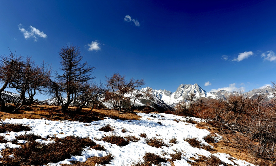 Baima Snow Mountain Pass in Deqin County, Diqing