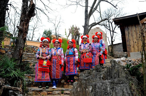 Keyi Yi Ethnic Village in Mile County, Honghe