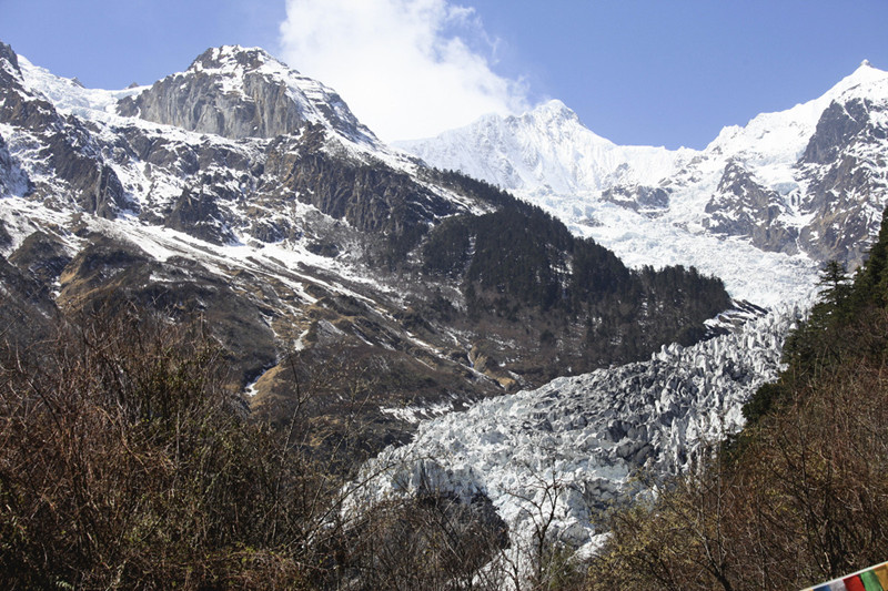 Mingyong Glacier of Meili Snow Mountain, Diqing