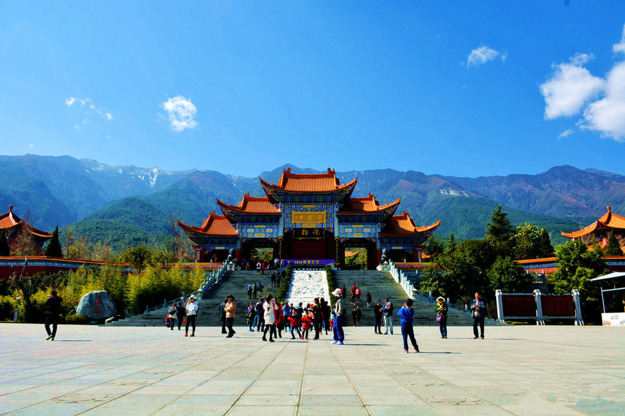 The Three Pagodas and Chongsheng Monastery in Dali