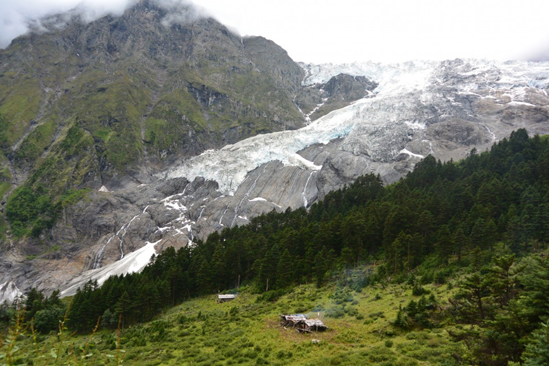 Sinong Galcier of Meili Snow Mountain in Diqing