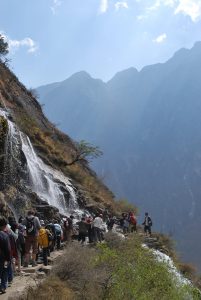 Guanyin Waterfall of Tiger Leaping Gorge