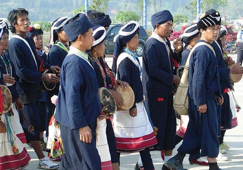 Monihei Carnival of Wa Ethnic Minority in Cangyuan County, Lincang