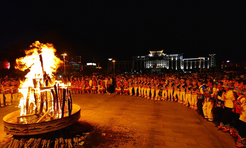 The Torch Festival of Yi Ethnic Minority in Chuxiong