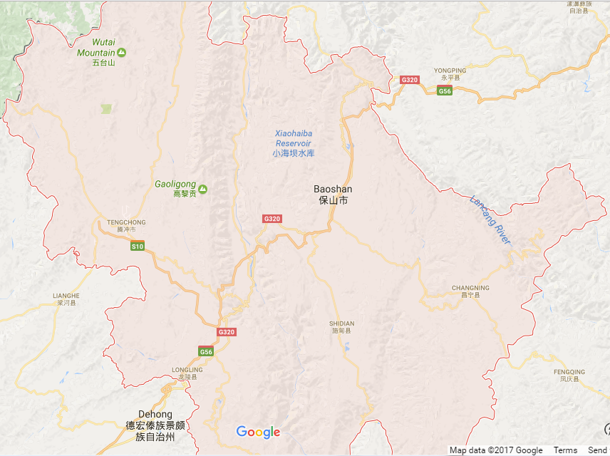 The-region-map-of-Baoshan-city