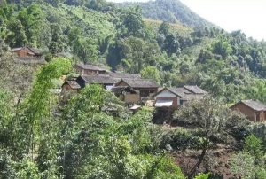 Bingdao Village in Shuangjiang County, Lincang