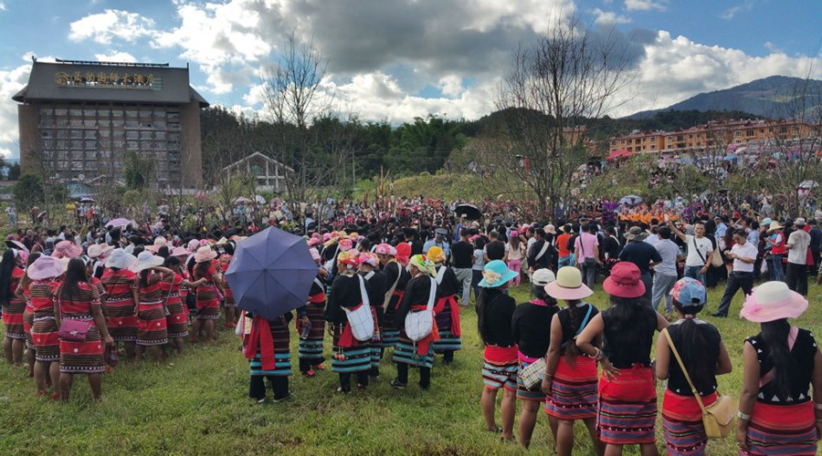 New Rice Festival of Wa Ethnic Minority in Cangyuan County, Lincang