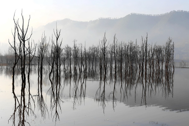 Nianhu Lake in Huize County, Qujing