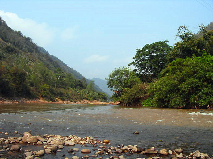 Babianjiang River in Mojiang County, Puer