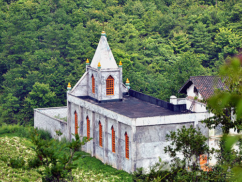 Badong Catholic Church in Deqin County, Diqing