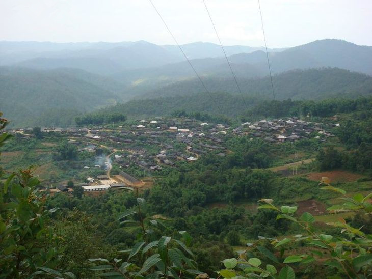 Baka Village of Xibanshan Mountain in Mengku Town, Lincang