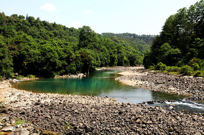 Black Fish River in Tengchong County, Baoshan
