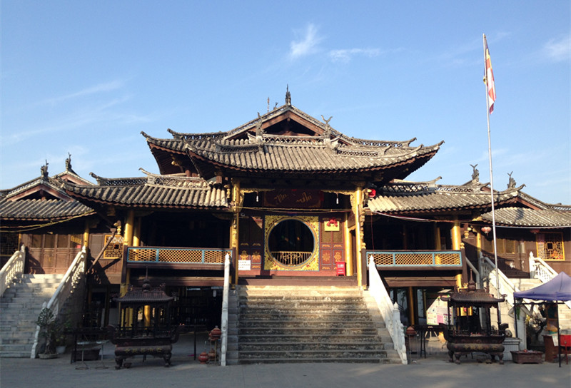 Bodhi Temple in Mangshi City, Dehong