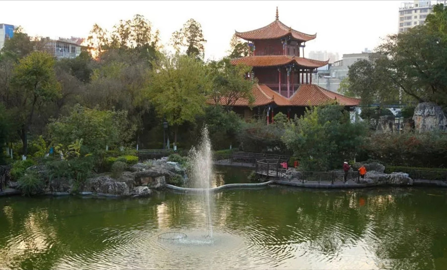 Fengshan Park in Chengjiang County, Yuxi