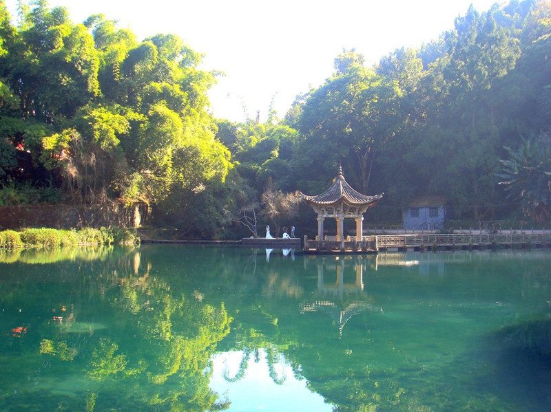 Heshun Dragon Pool in Tengchong County, Baoshan