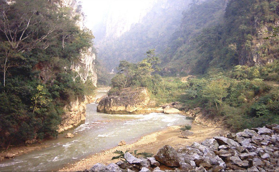 Houpayan Grand Canyon in Qiubei County, Wenshan