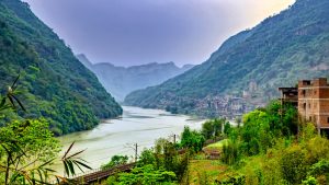 Jinsha River in Suijiang County, Zhaotong