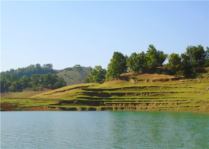 Junlonghu Lake in Wenshan City