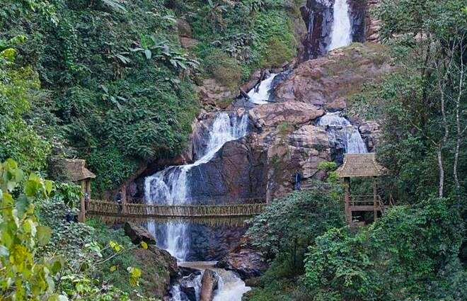 Likan Waterfall in Ximeng County, Puer
