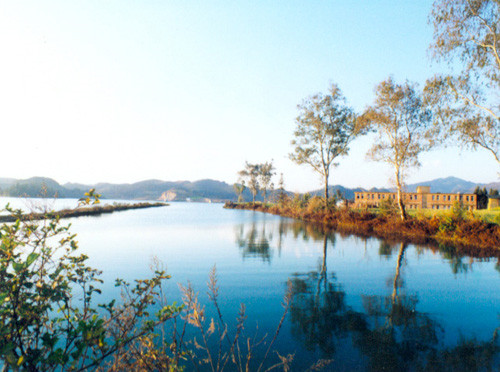 Maanshan Reservoir in Maguan County, Wenshan