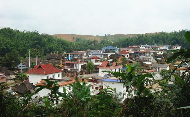 Mangzhong Village in Menglian County, Puer