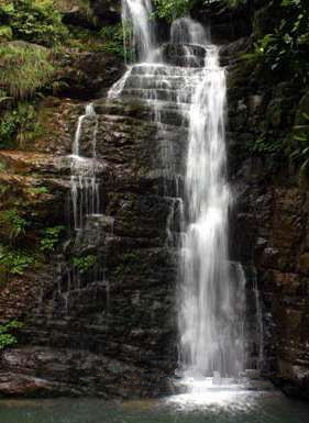 Mohan Waterfalls in Yongshan County, Zhaotong