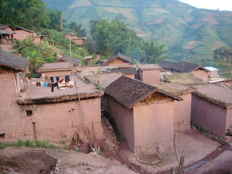 Naha Hani Earthen Houses in Mojiang County, Puer