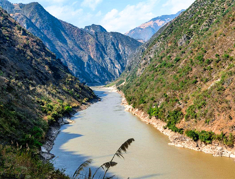 Nujiang River in Yongde County, Lincang