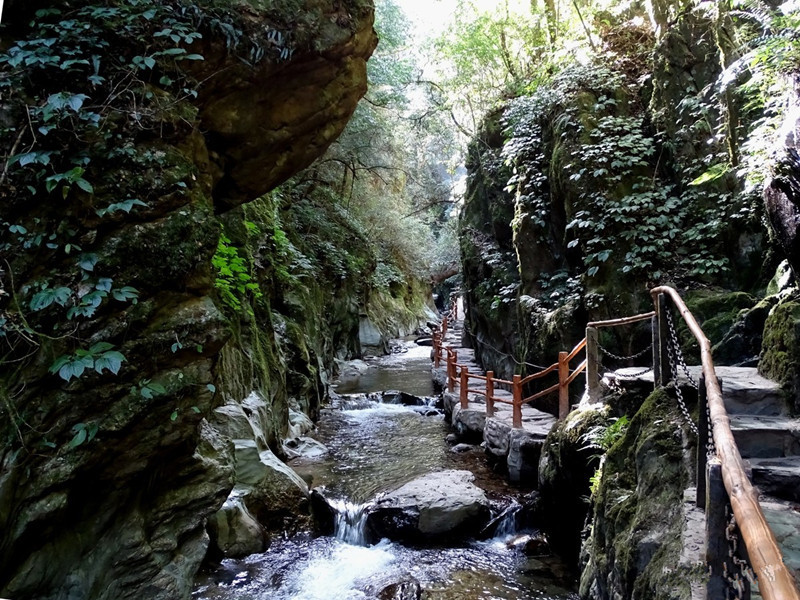 Shimen Gorge in Xinping County, Yuxi