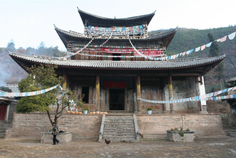 Shouguo Temple in Weixi County, Diqing