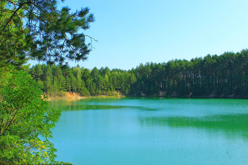 Songlin Lake in Qiubei County, Wenshan