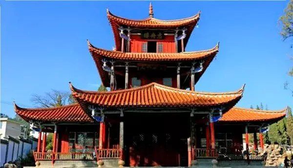 Zhizhou Tower in Chengjiang County