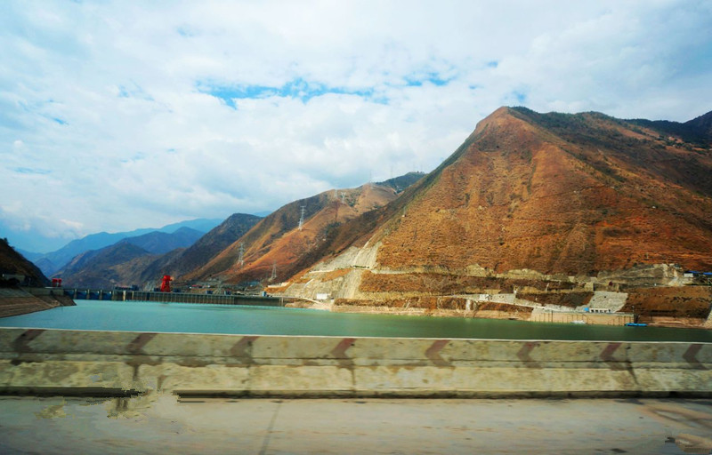 Ahai Dam and Ahai Hydropower Station in Yulong County, Lijiang-02