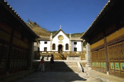 Baiwu Village Catholic Church in Huize County, Qujing