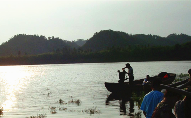 Chirui Lake in Shiping County, Honghe