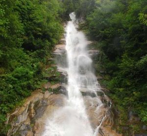 Dishuiyan Waterfall in Dulongjiang, Nujiang
