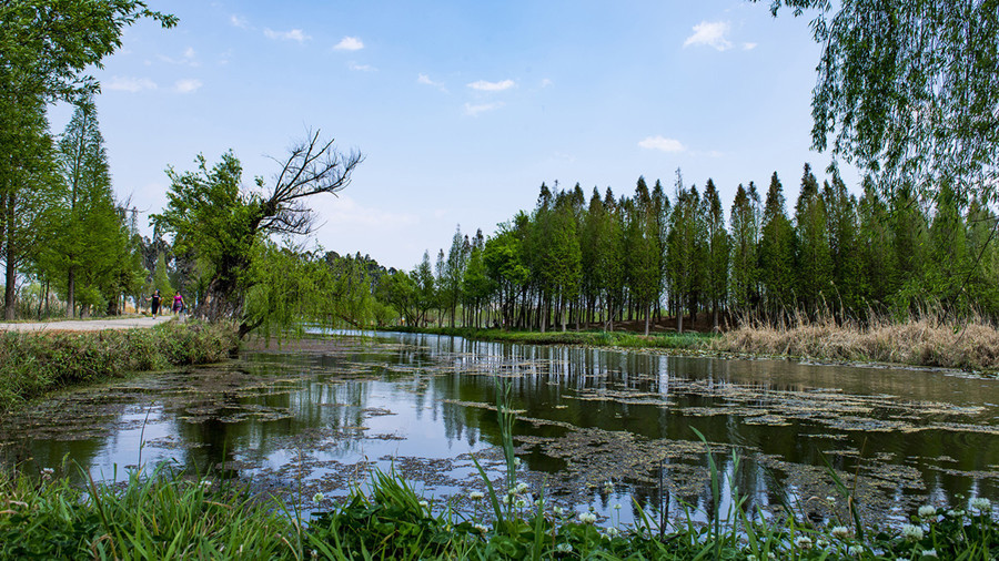 Dongdahe Wetland Park in Jinning District, Kunming