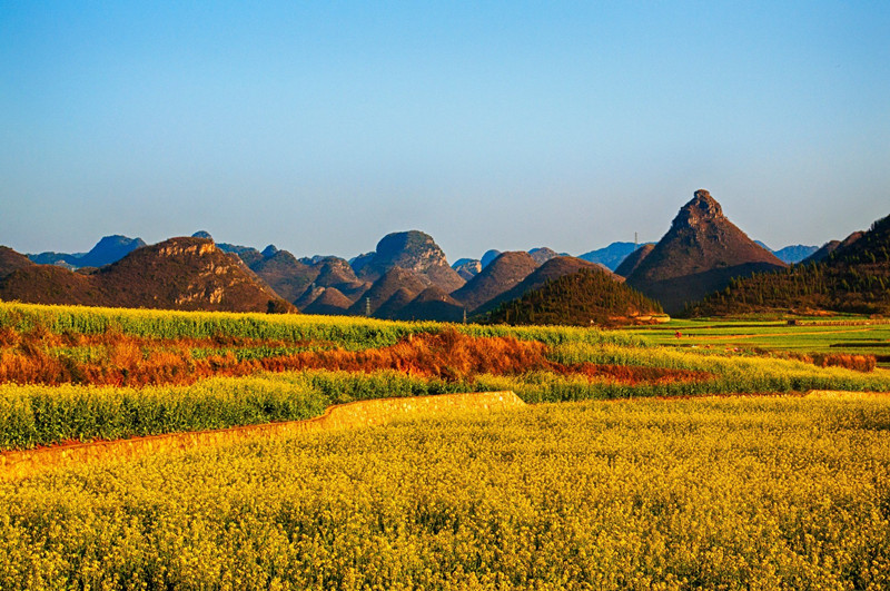 Fenglin Mountain Peaks in Luoping County, Qujing