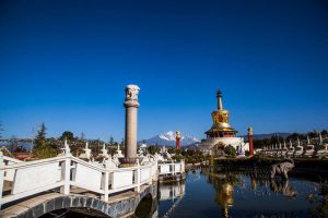Golden Pagoda Scenic Area in Lijiang