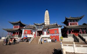 Golden Summit Temple of Jizu Mountain in Binchuan County, Dali