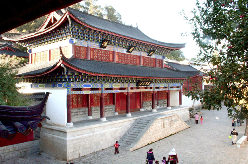 Guangbi Tower of Mu’s Residence in Lijiang Old Town