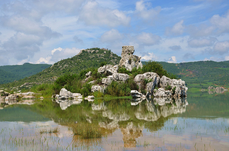 Haifeng Wetland in Zhanyi County, Qujing