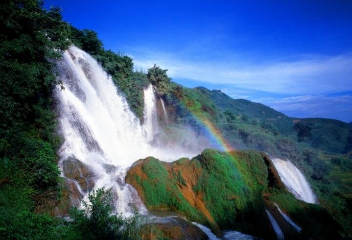 HeiEr Waterfall in Shizong County, Qujing
