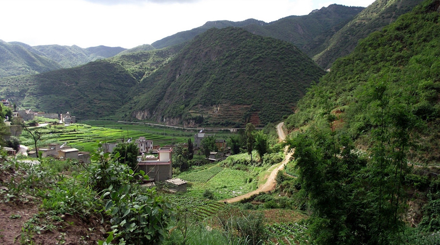 Heshangdong Valley of Tanglangchuan River in Fumin County, Kunming