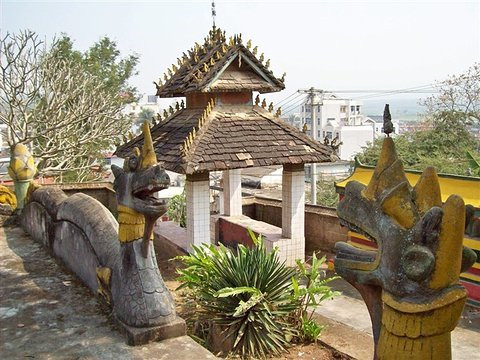 Jinglong Black Pagoda in Jinghong City, XishuangBanna