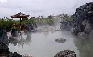 Jiuqitai Hot Springs in Eryuan County, Dali