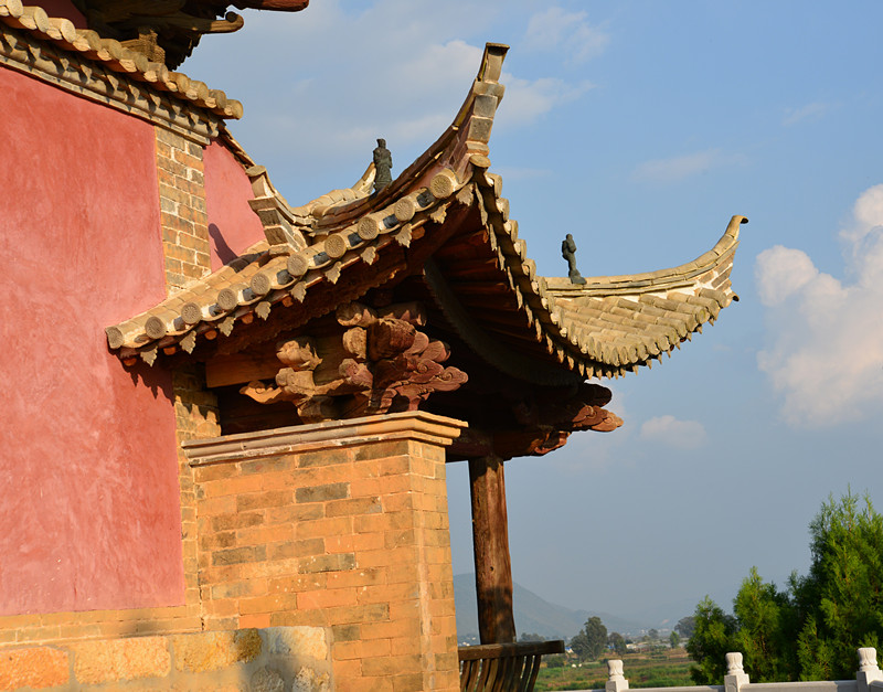 Laihe Pavillion in Shiping County, Honghe