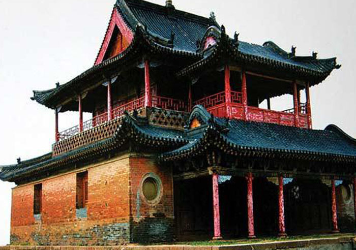 Lvya Temple in Mile City, Honghe