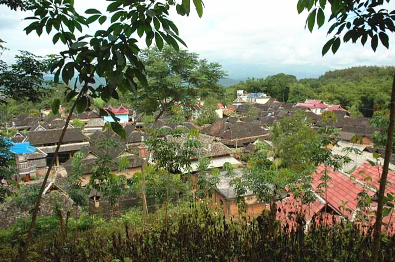 Mandiu Village in Jinghong City, XishuangBanna