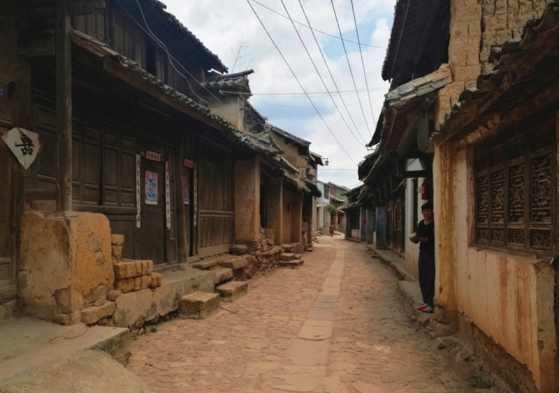 Mizhi Old Town Scenic Area in Midu County, Dali